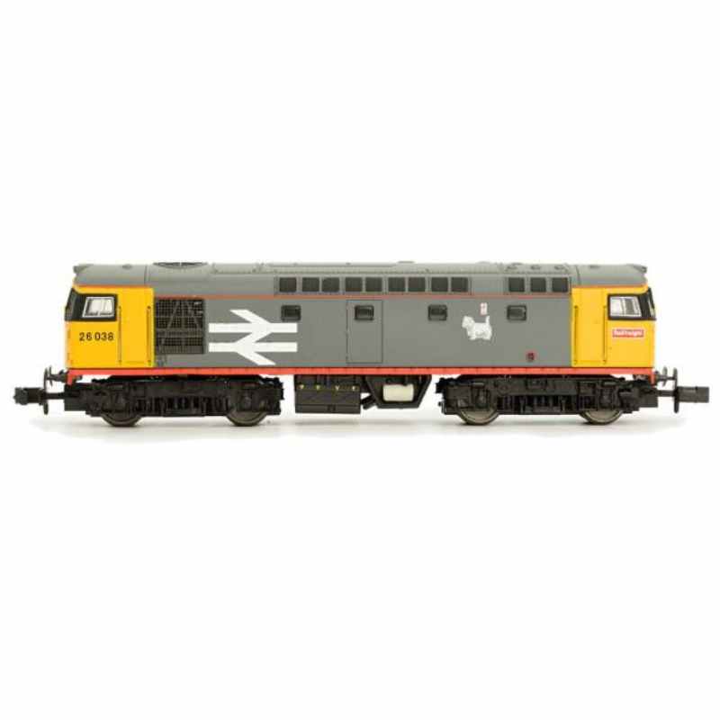 Dapol N Gauge Class 26 037 BR Rail freight Red Stripe